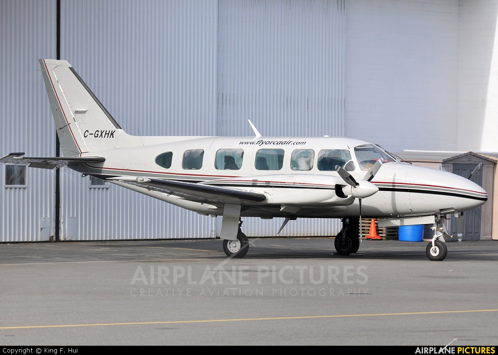 Orca Airways C-GXHK aircraft at Vancouver Intl, BC