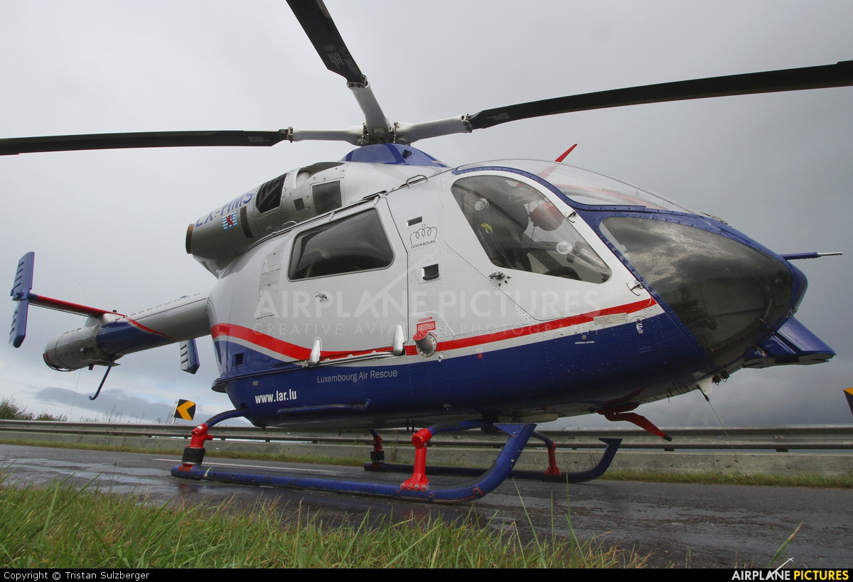 Luxembourg Air Rescue LX-HMS aircraft at Off Airport - Luxembourg