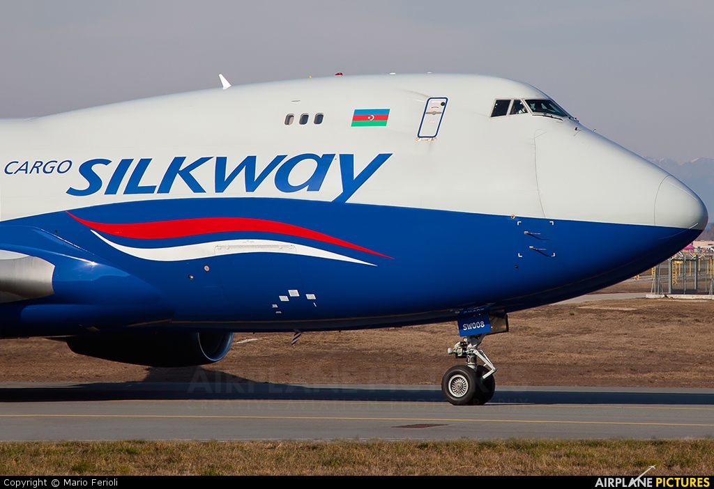 Silk Way Airlines 4K-SW008 aircraft at Milan - Malpensa