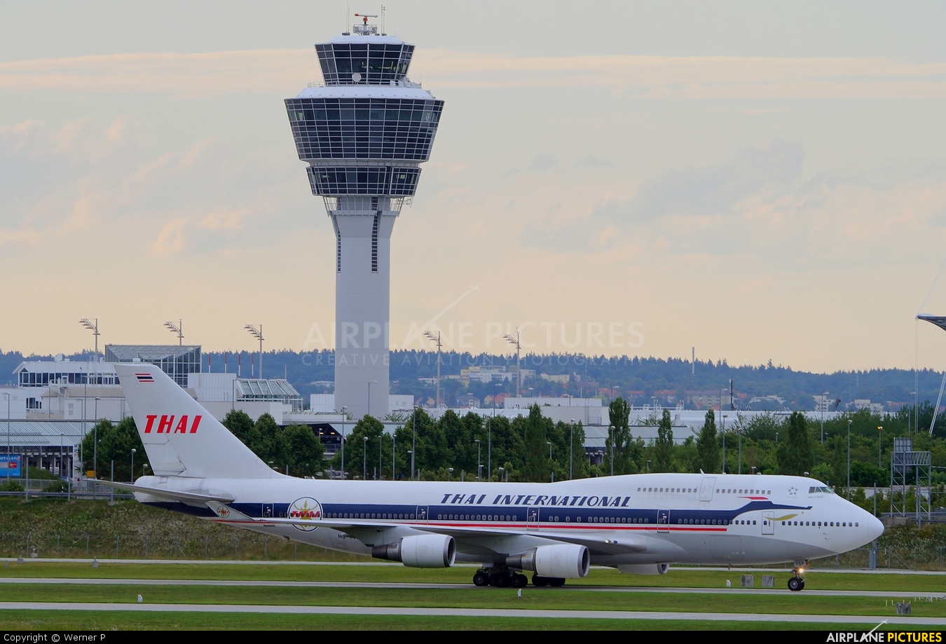Thai Airways HS-TGP aircraft at Munich