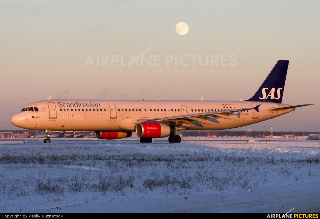 SAS - Scandinavian Airlines OY-KBH aircraft at Moscow - Sheremetyevo