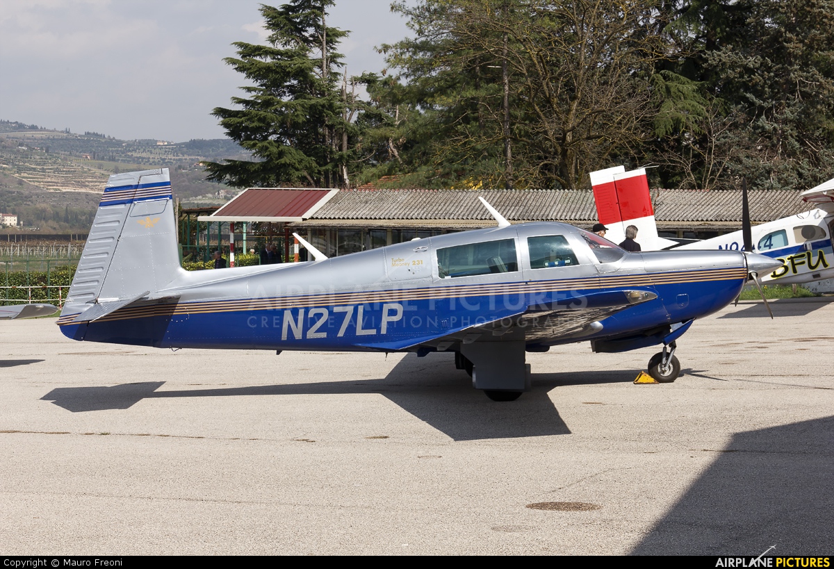 Private N27LP aircraft at Verona - Boscomantico
