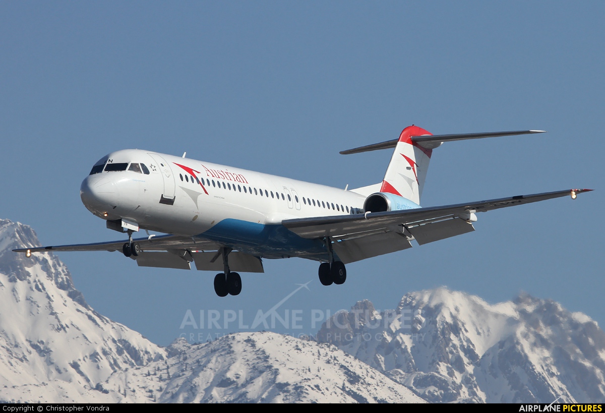 Austrian Airlines/Arrows/Tyrolean OE-LVN aircraft at Innsbruck