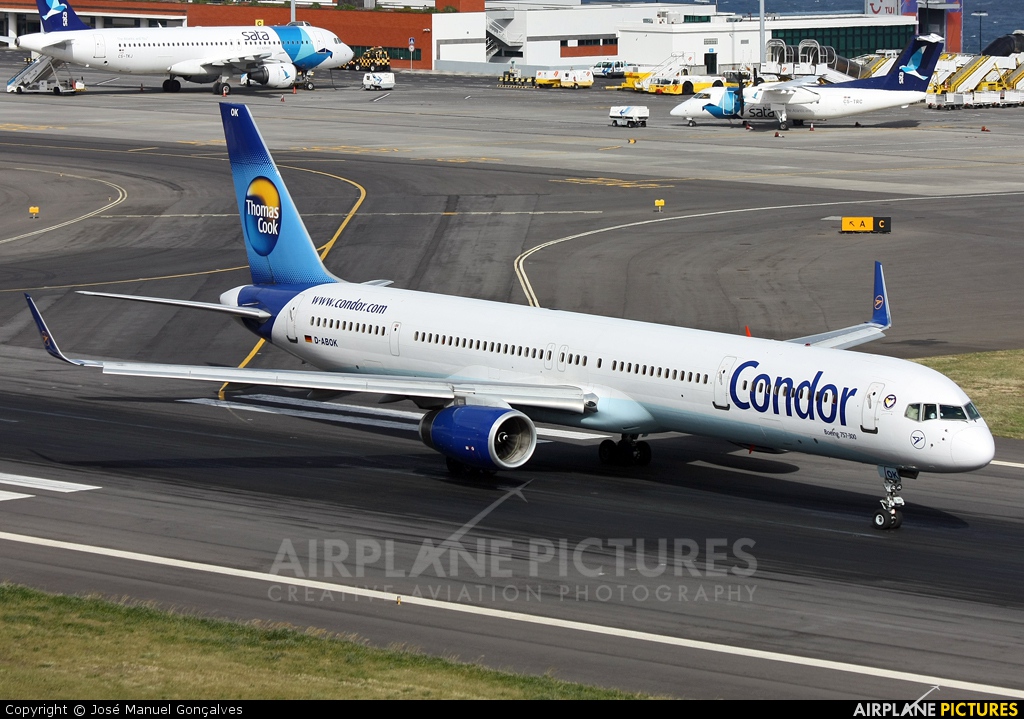 Condor D-ABOK aircraft at Madeira