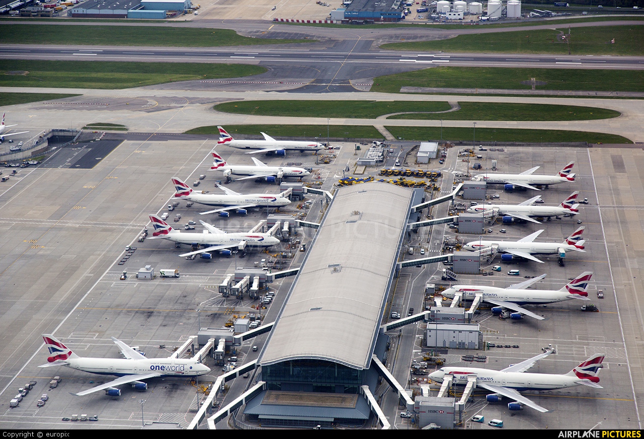 Airport Overview - Airport Overview - Apron at London - Heathrow | Photo ID  283917 | Airplane-Pictures.net