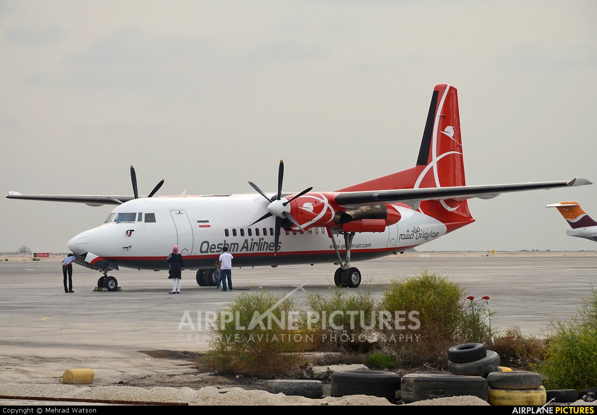 Qeshm Airlines EP-FQA aircraft at Kish Island