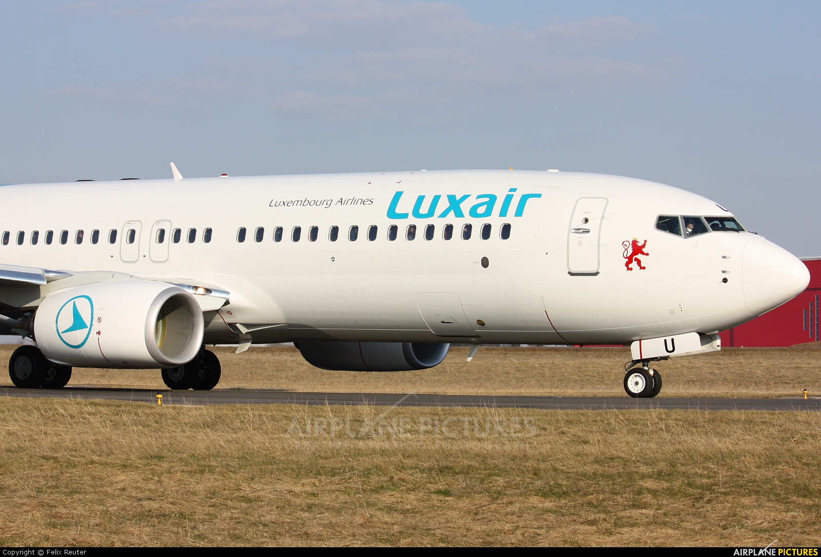 Luxair LX-LGU aircraft at Luxembourg - Findel
