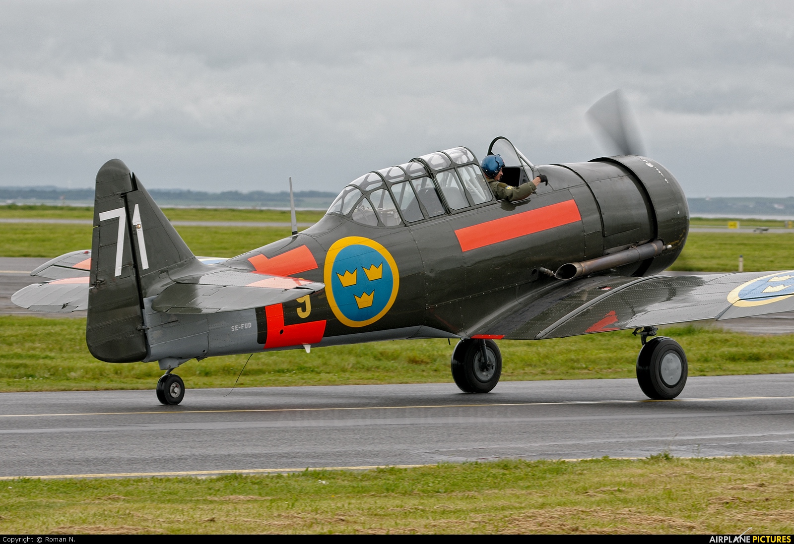 Swedish Air Force Historic Flight SE-FUD aircraft at Aalborg