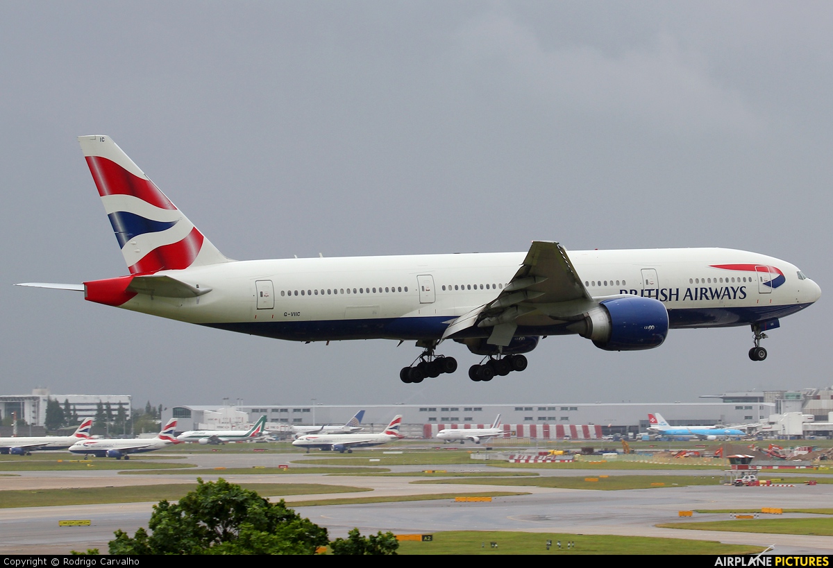 British Airways G-VIIC aircraft at London - Heathrow