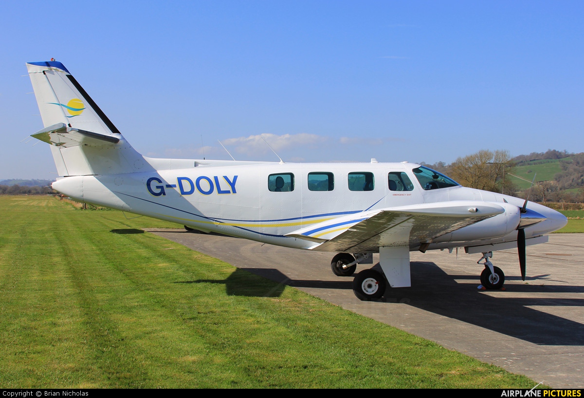 Private G-DOLY aircraft at Welshpool