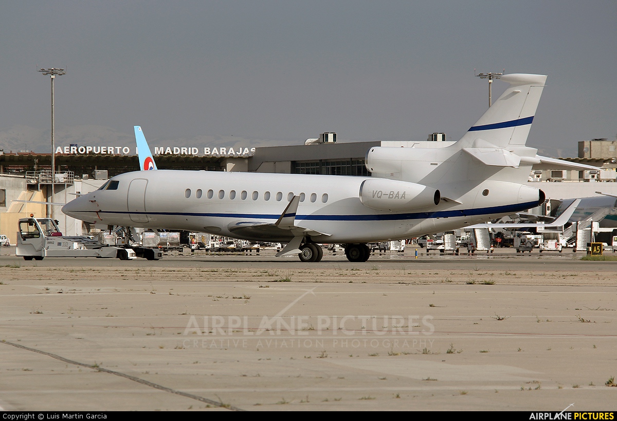 Private VQ-BAA aircraft at Madrid - Barajas