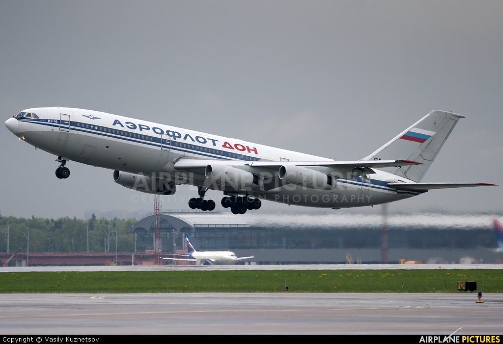 Donavia RA-86124 aircraft at Moscow - Sheremetyevo