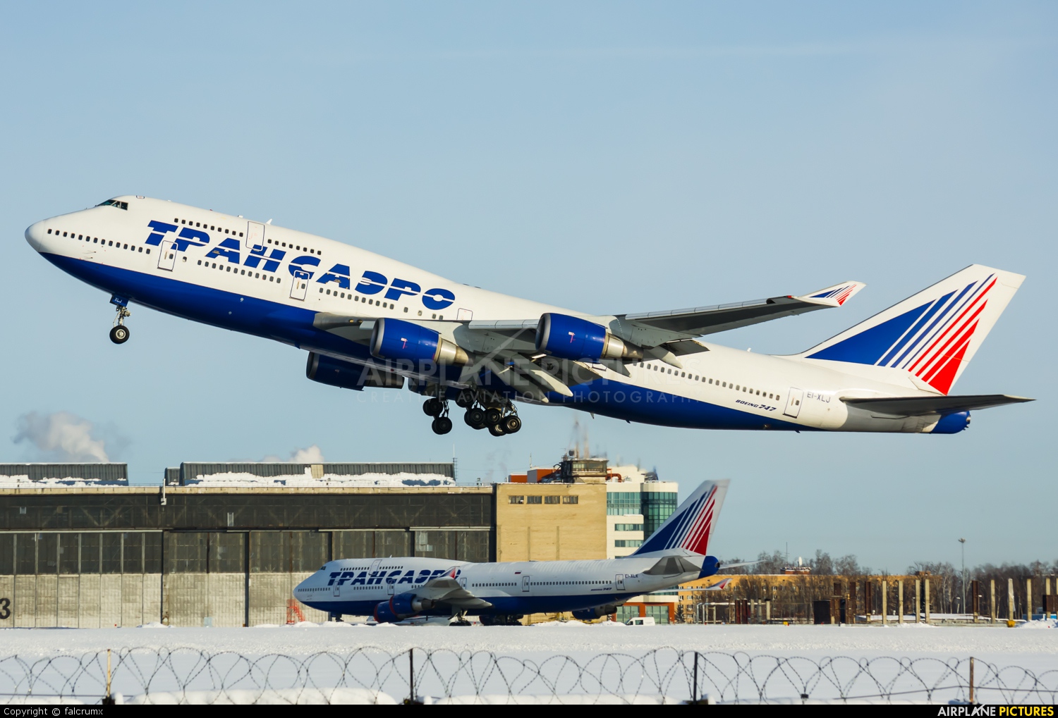 Transaero Airlines EI-XLJ aircraft at Moscow - Domodedovo