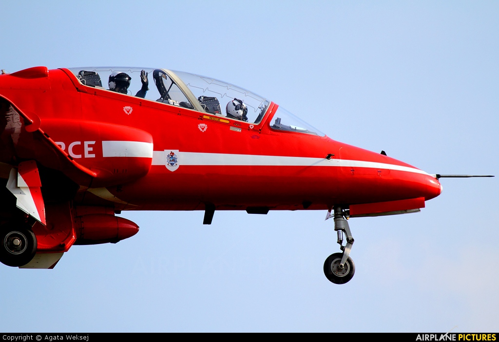 Royal Air Force "Red Arrows" XX219 aircraft at Ostrava Mošnov