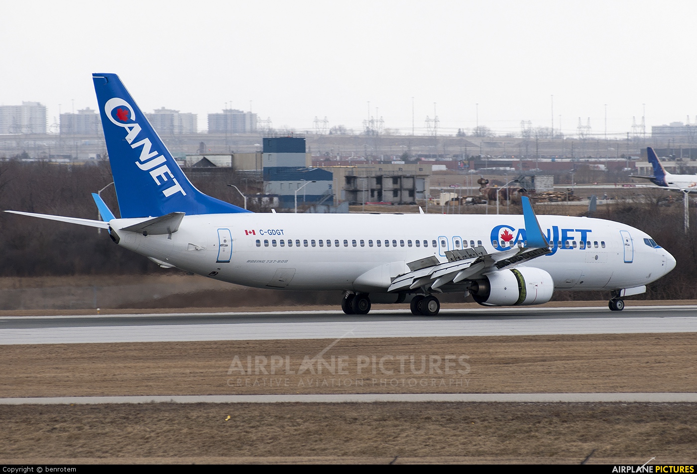 CanJet Airlines C-GDGT aircraft at Toronto - Pearson Intl, ON