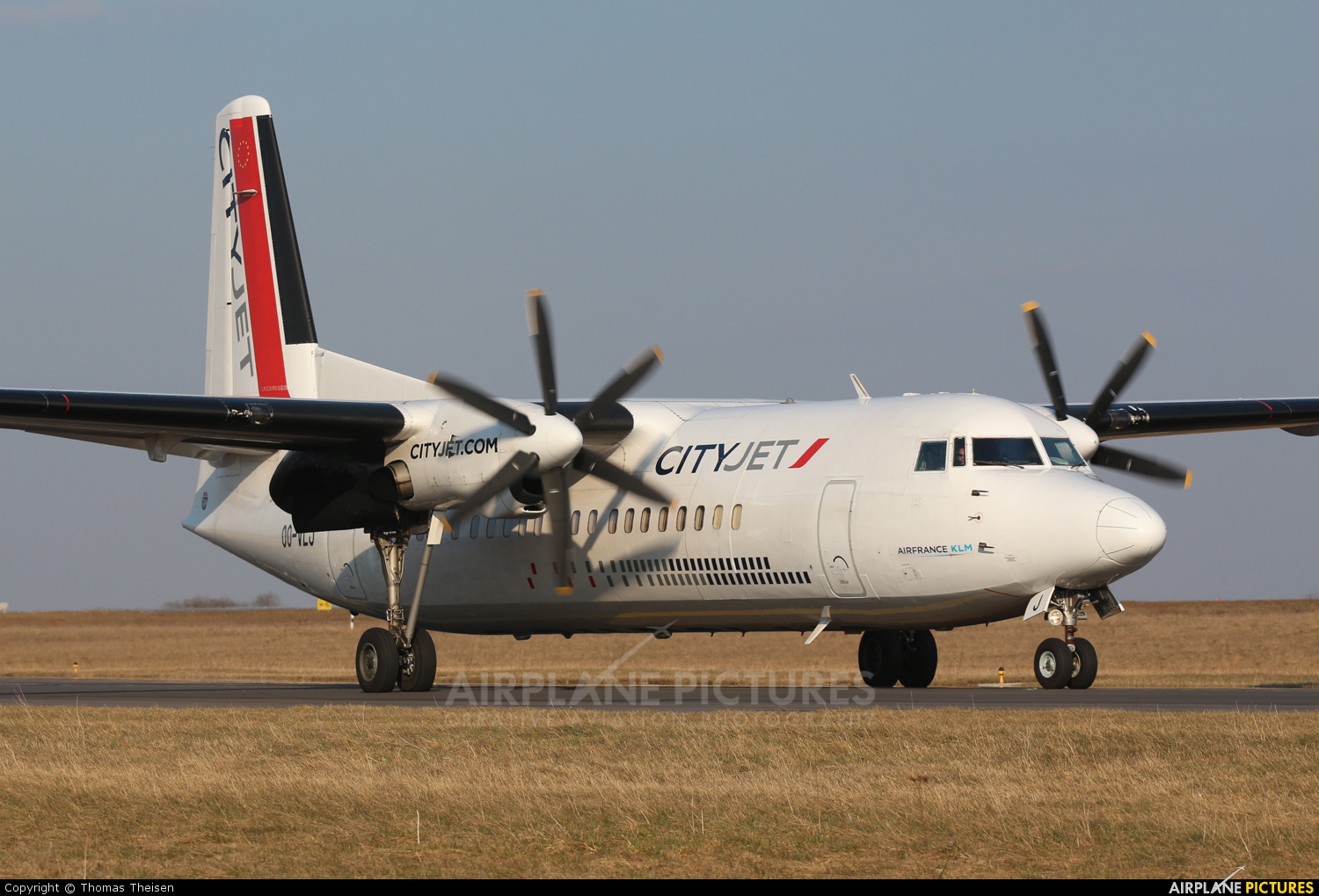 CityJet OO-VLJ aircraft at Luxembourg - Findel