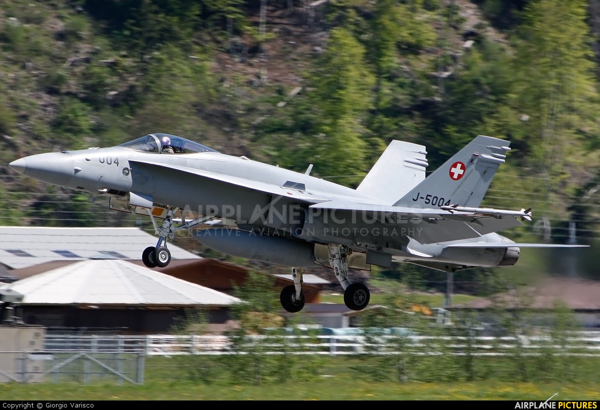 Switzerland - Air Force J-5004 aircraft at Meiringen