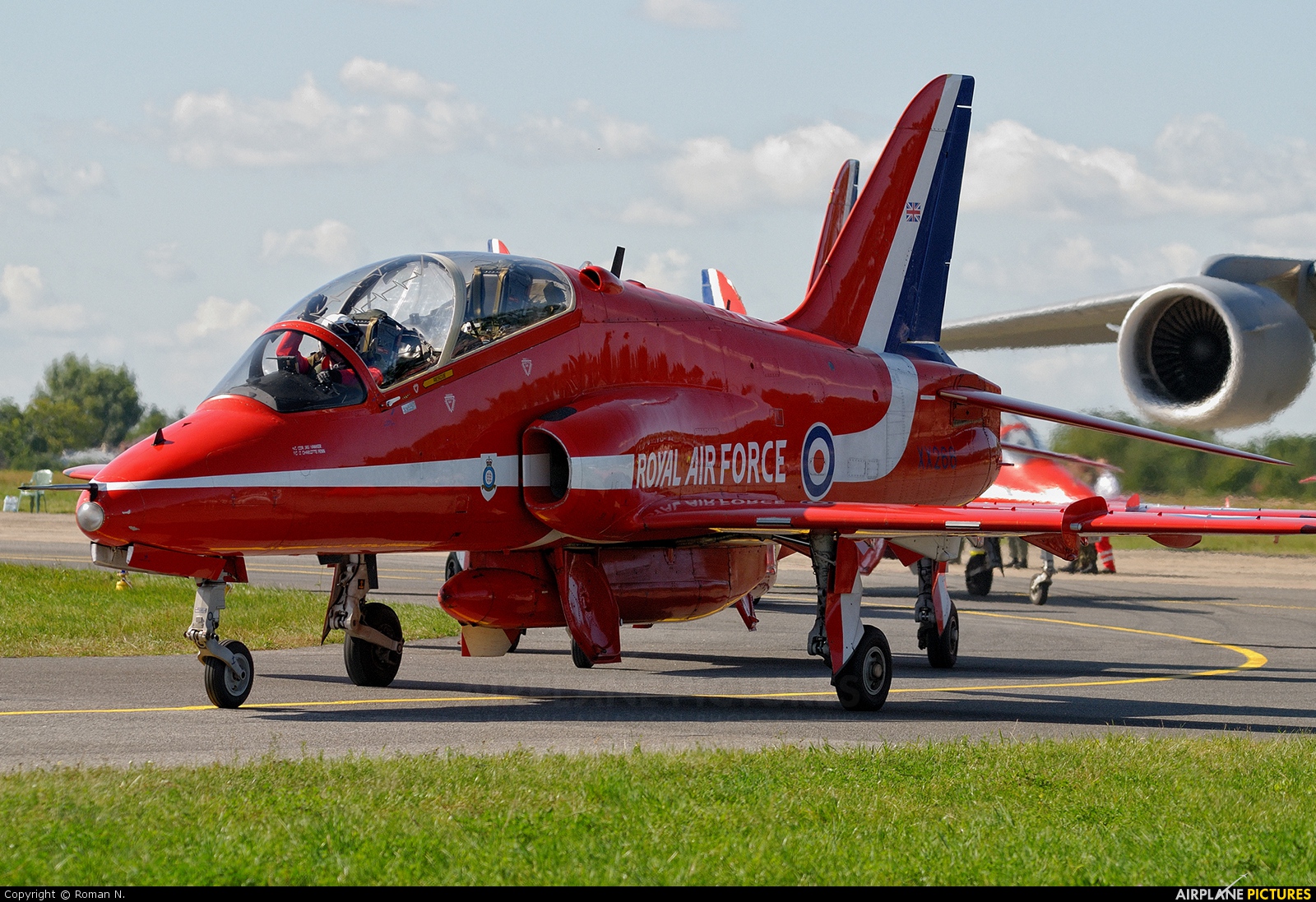 Royal Air Force "Red Arrows" XX266 aircraft at Radom - Sadków
