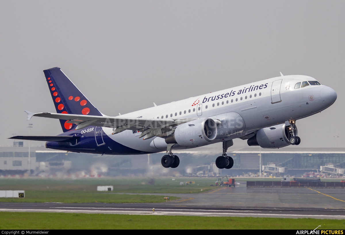 Brussels Airlines OO-SSR aircraft at Brussels - Zaventem