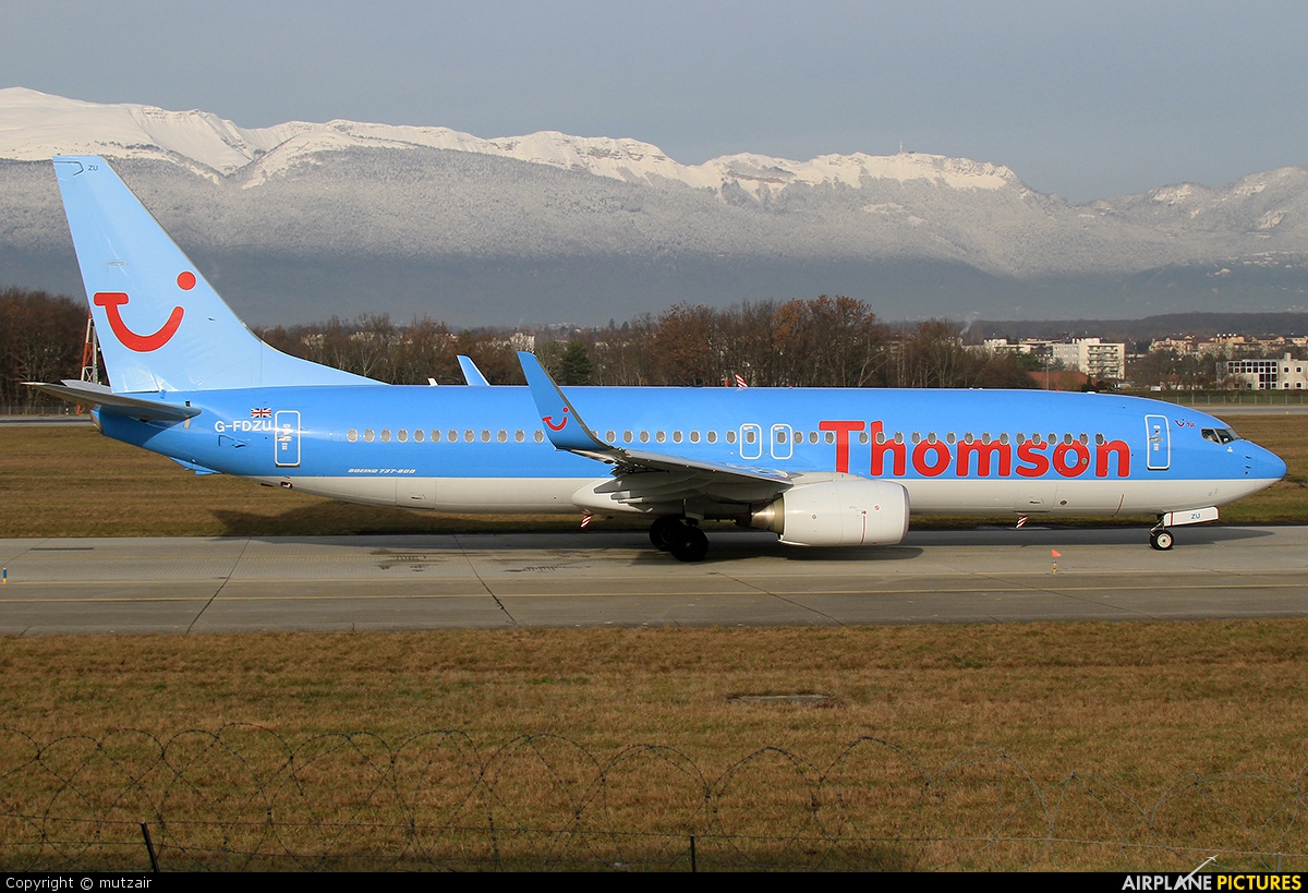 Thomson/Thomsonfly G-FDZU aircraft at Geneva Intl