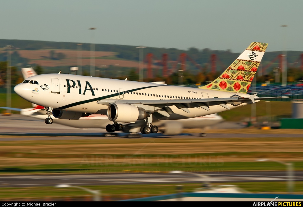 PIA - Pakistan International Airlines AP-BEG aircraft at Birmingham