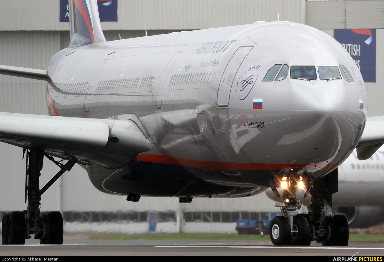 Aeroflot VQ-BQY aircraft at London - Heathrow