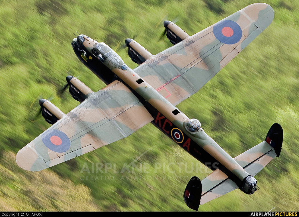 Royal Air Force "Battle of Britain Memorial Flight" PA474 aircraft at Off Airport - England