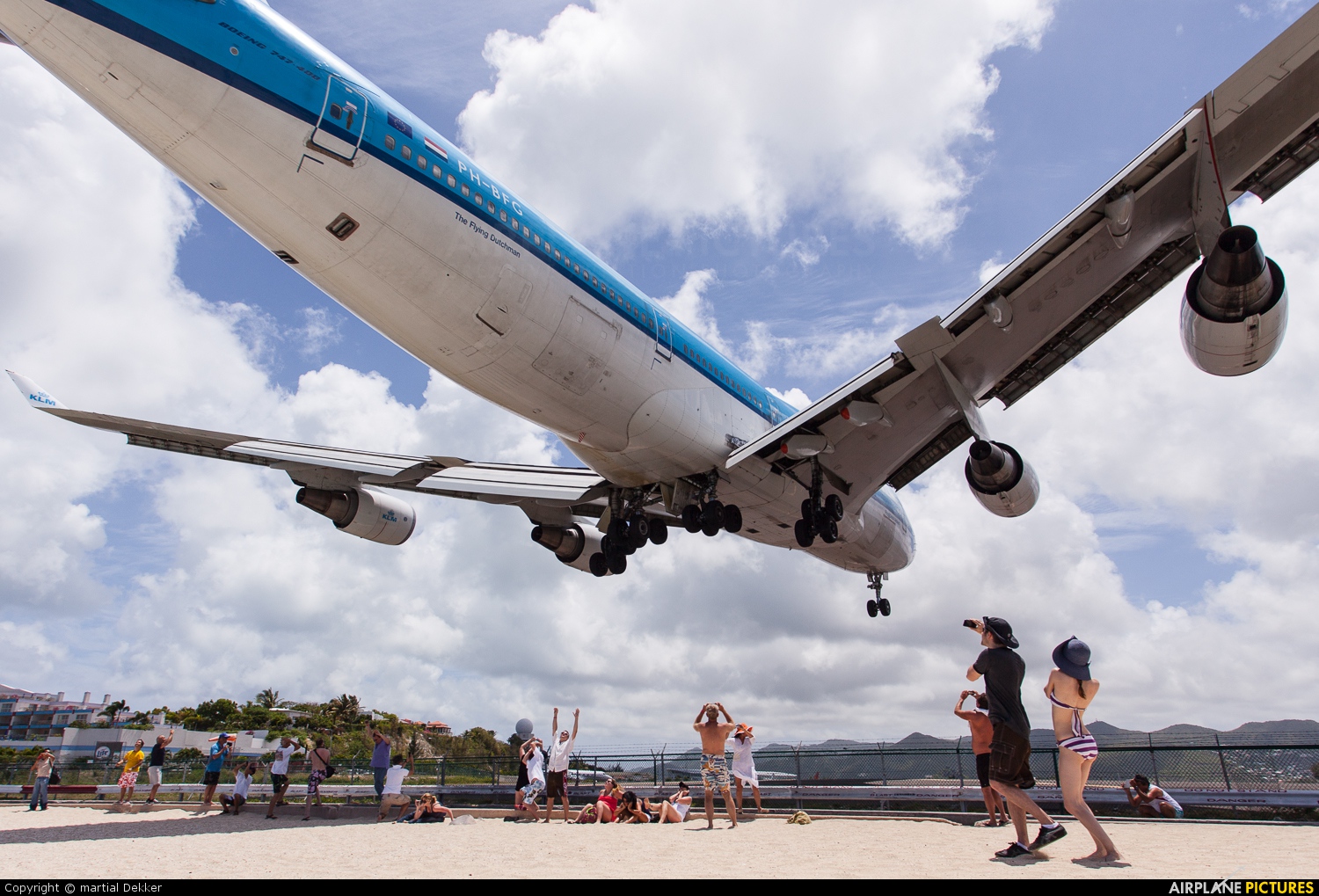 KLM PH-BFG aircraft at Sint Maarten - Princess Juliana Intl