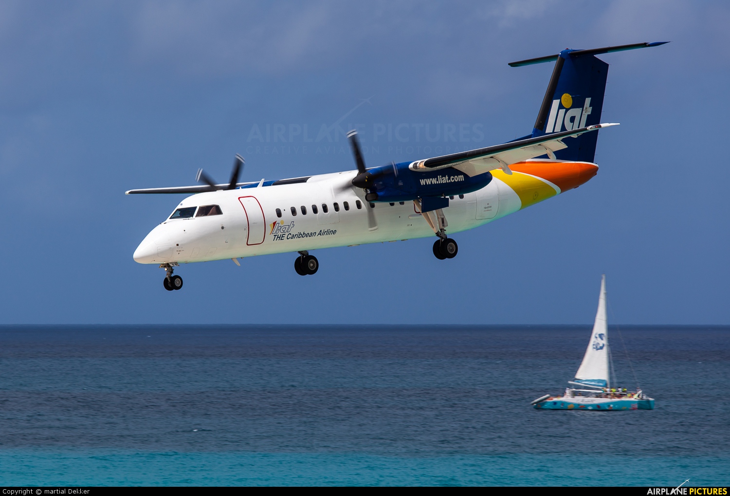 LIAT V2-LES aircraft at Sint Maarten - Princess Juliana Intl