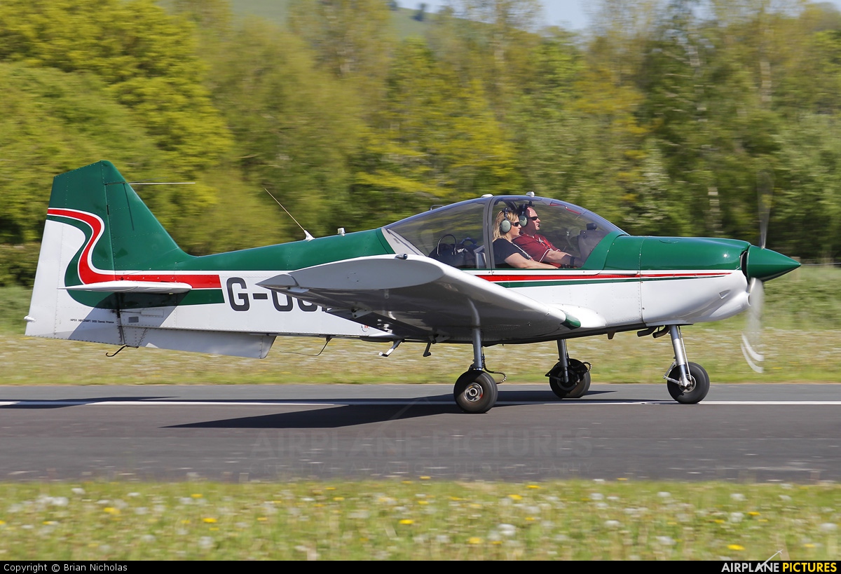 Private G-OCAC aircraft at Welshpool