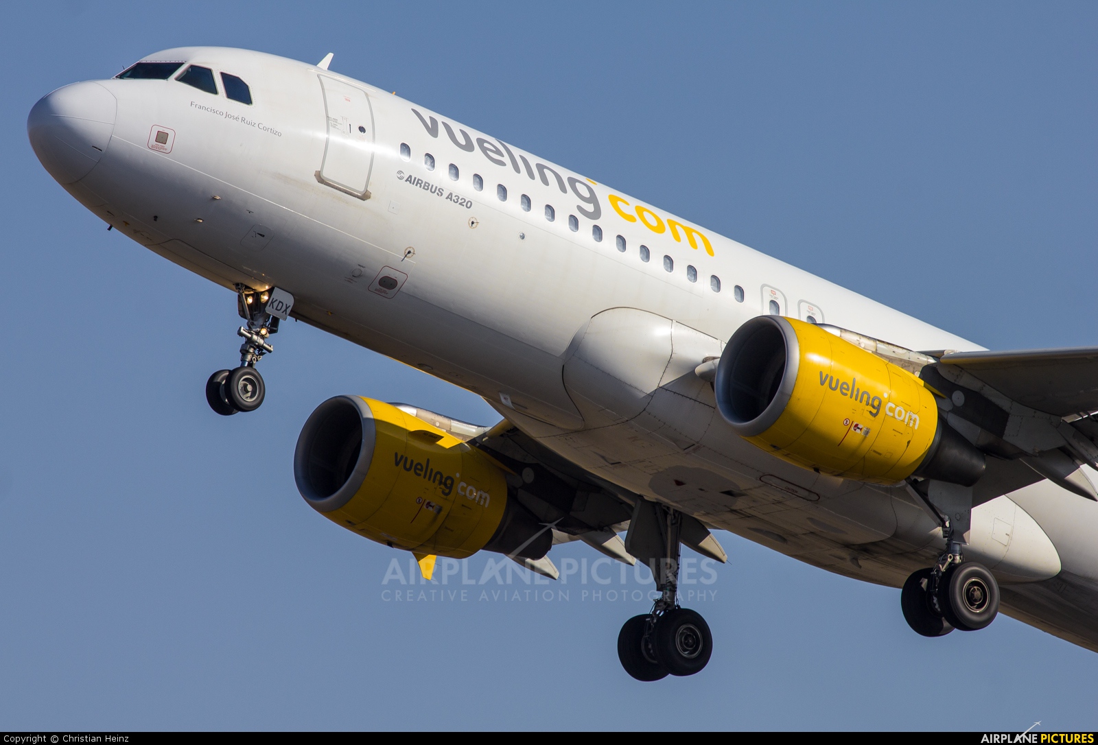 Vueling Airlines EC-KDX aircraft at Amsterdam - Schiphol