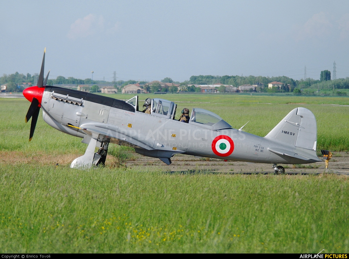 Private I-MRSV aircraft at Parma
