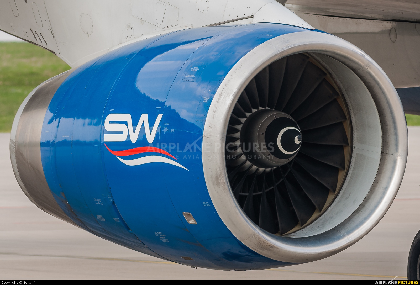 Silk Way Airlines 4K-SW800 aircraft at Frankfurt - Hahn