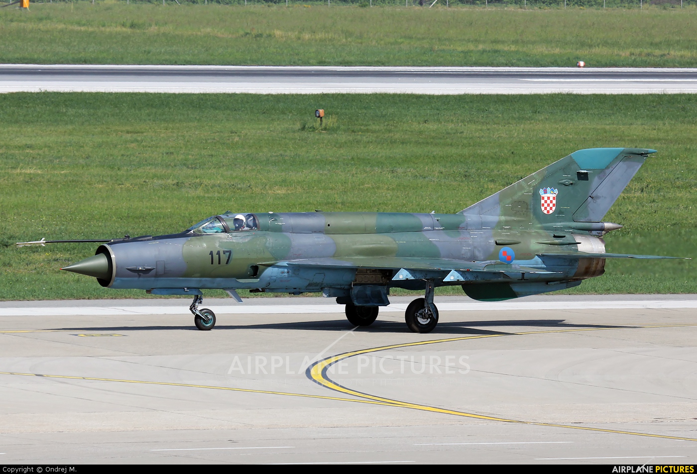 Croatia - Air Force 117 aircraft at Zagreb