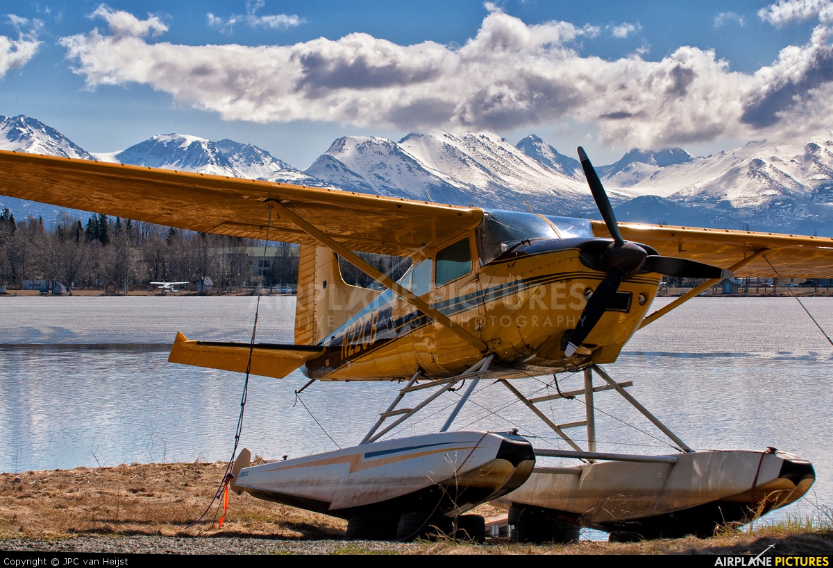 Private N22CB aircraft at Anchorage - Lake Hood