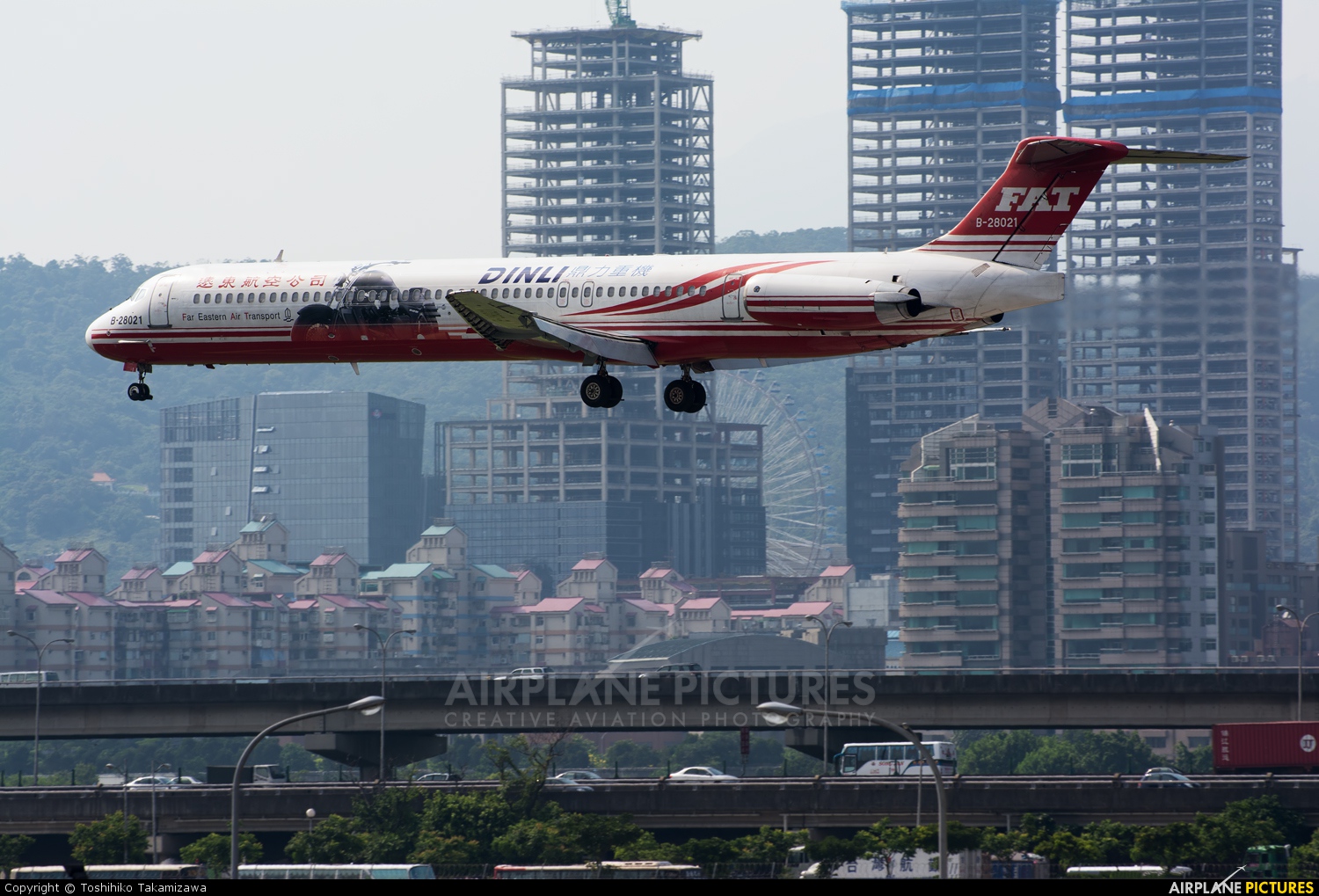Far Eastern Air Transport B-28021 aircraft at Taipei Sung Shan/Songshan Airport