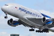 9M-MND - Malaysia Airlines Airbus A380 aircraft