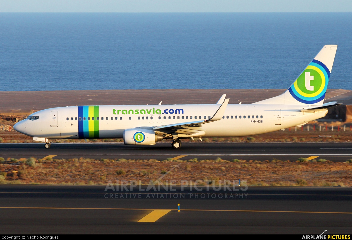 Transavia PH-HSB aircraft at Tenerife Sur - Reina Sofia