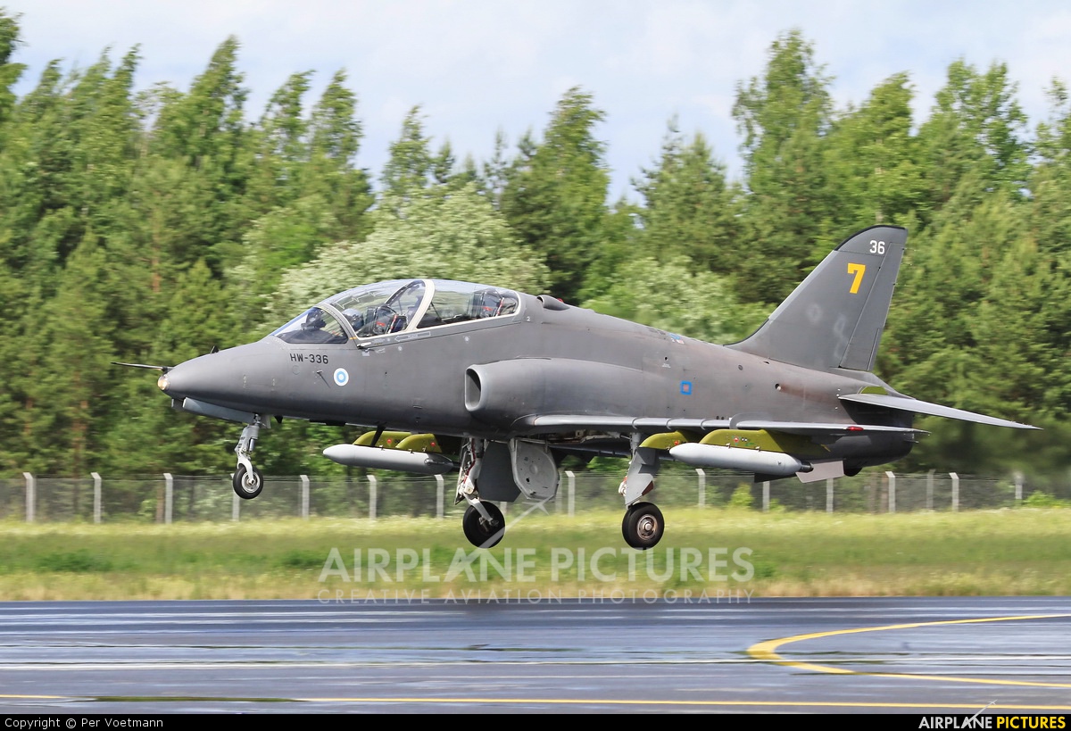 Finland - Air Force: Midnight Hawks HW-336 aircraft at Lappeenranta