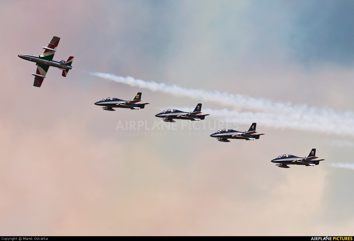 Italy - Air Force "Frecce Tricolori" - aircraft at Uden - Volkel