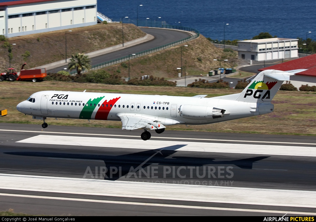PGA Portugalia CS-TPB aircraft at Madeira