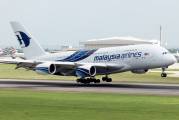 9M-MNC - Malaysia Airlines Airbus A380 aircraft