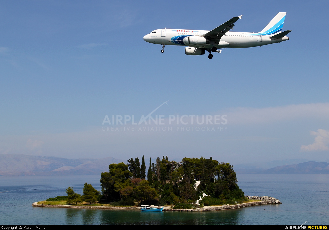 Yamal Airlines VP-BBN aircraft at Corfu - Ioannis Kapodistrias