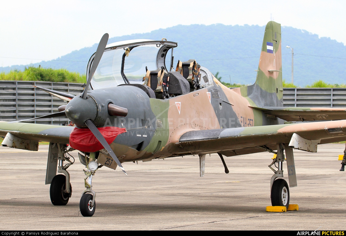 Honduras - Air Force FAH-257 aircraft at San Pedro Sula - Ramon Villeda Morales