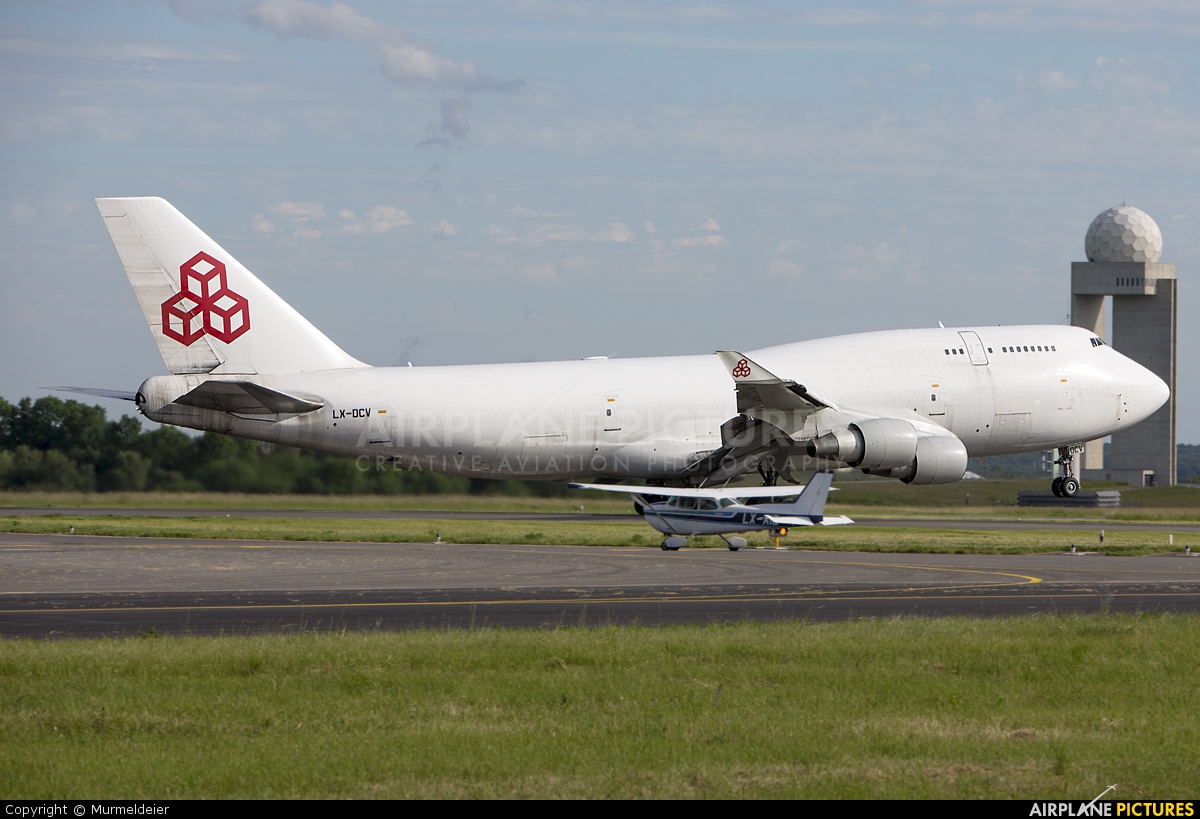 Cargolux LX-DCV aircraft at Luxembourg - Findel