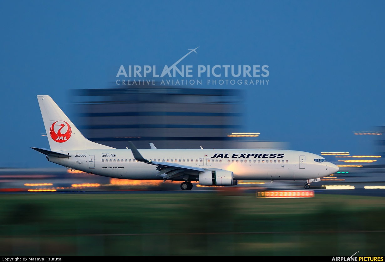 JAL - Express JA329J aircraft at Tokyo - Haneda Intl