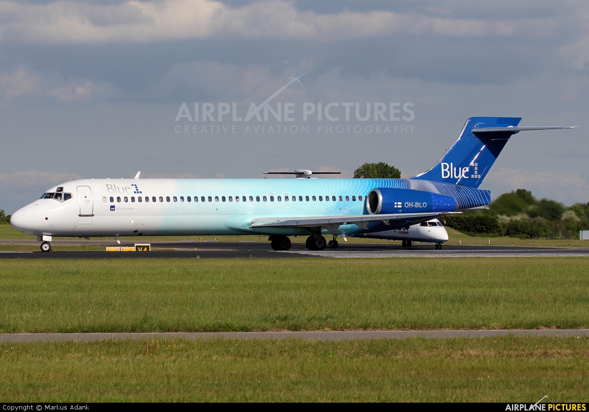 Blue1 OH-BLO aircraft at Amsterdam - Schiphol