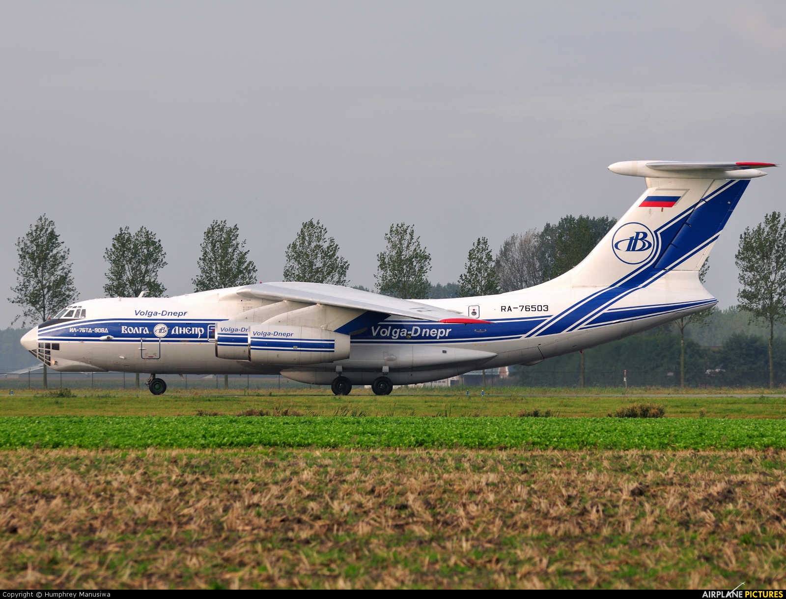 Volga Dnepr Airlines RA-76503 aircraft at Amsterdam - Schiphol