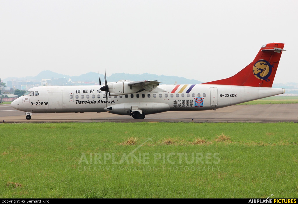 TransAsia Airways B-22806 aircraft at Taipei Sung Shan/Songshan Airport