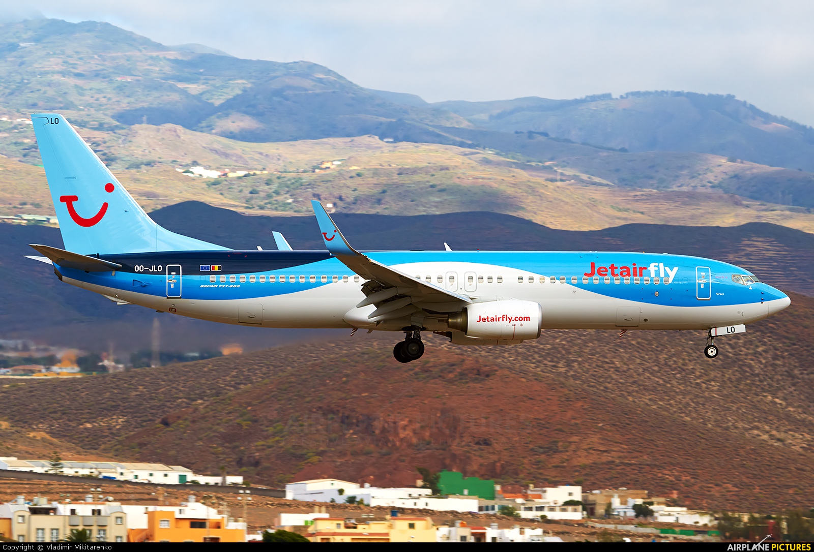 Jetairfly (TUI Airlines Belgium) OO-JLO aircraft at Las Palmas de Gran Canaria